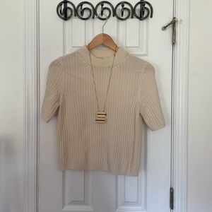 Madewell Cashmere Mock Neck Sweater